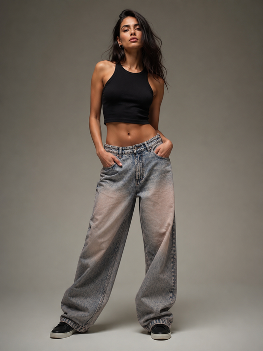 Vintage Ash Baggy Jeans